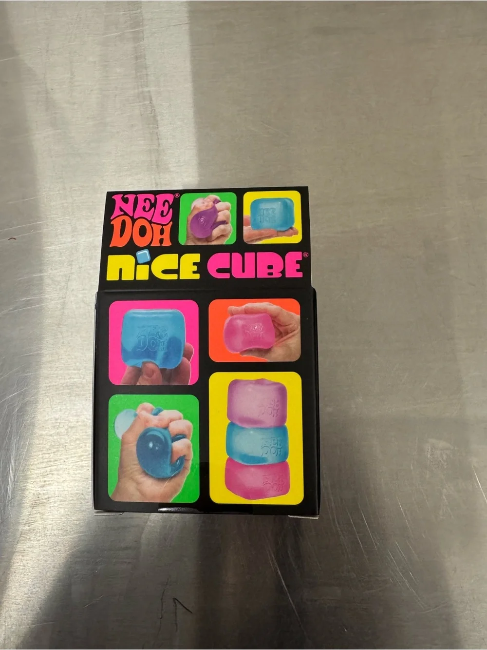 NeeDoh Nice Cube Super Solid Squish - Purple